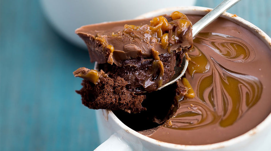 Double Chocolate Protein Mug Cake