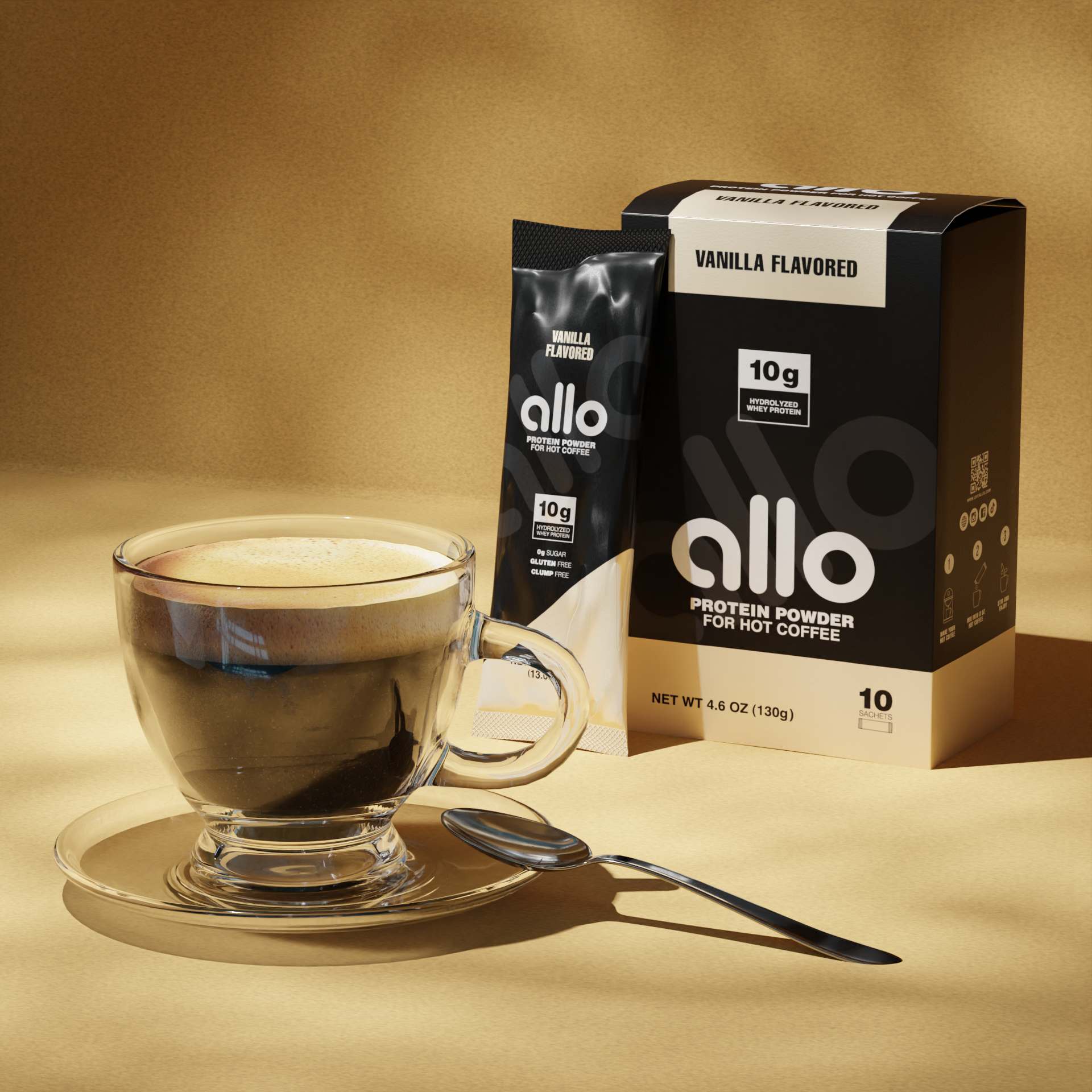 Protein Powder Creamer For Hot Coffee by Allo Nutrition  Powder coffee  creamer, Protein powder coffee, Hazelnut creamer